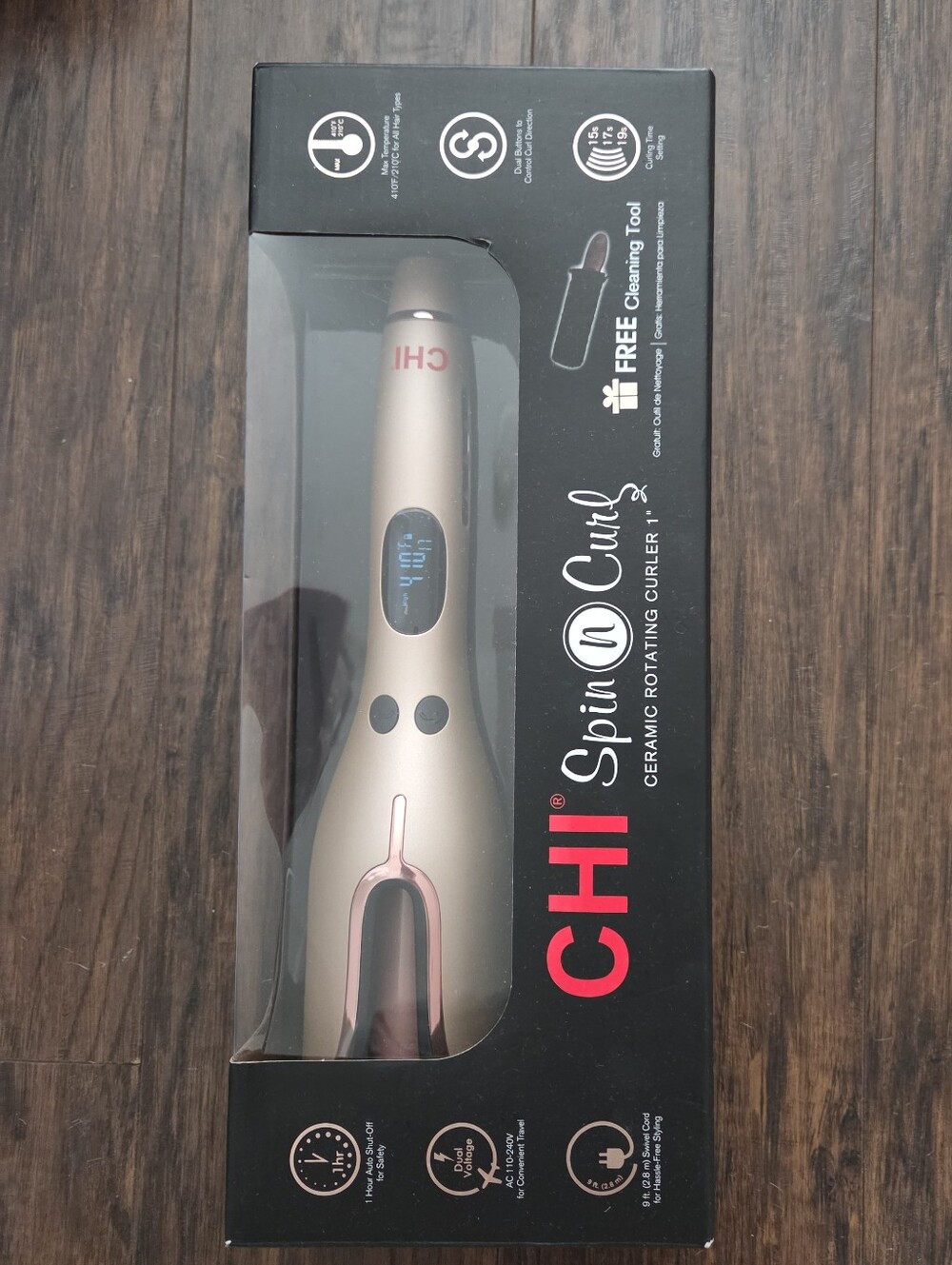 CHI Rose Gold Auto Curling Iron - Picture 2 of 5